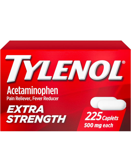 Tylenol Extra Strength Caplets with 500 mg Acetaminophen, 225 Ct