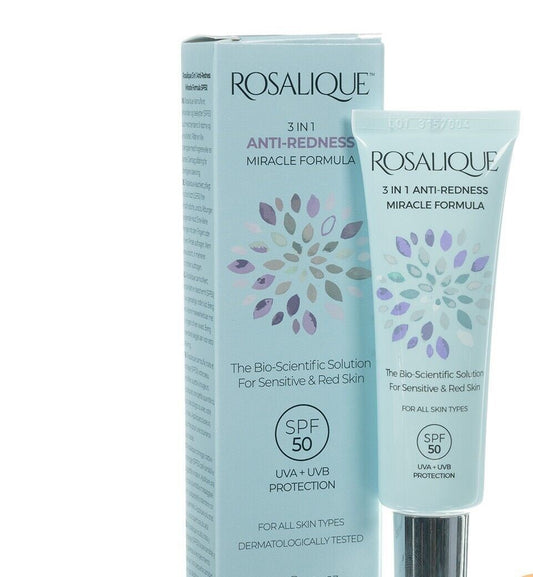 Rosalique 3 in 1 Anti-Redness Miracle Formula SPF50, 30 ml