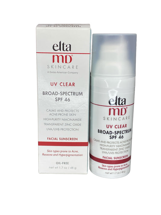 Elta MD UV Clear SPF 46 Broad Spectrum Moisturizing Facial Sunscreen 1.7 oz