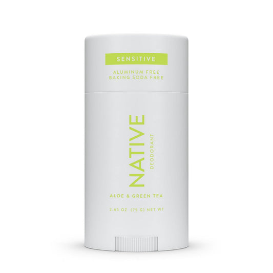 Native Deodorant Aloe &amp; Green Tea - Sensitive - Aluminum &amp; Paraben Free - 2.65 oz