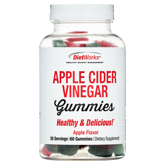 DietWorks Apple Cider Vinegar Gummies Dietary Supplement - 30 Servings