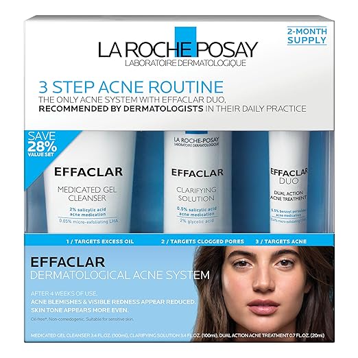 La Roche-Posay Effaclar Dermatological Acne 3-Step System