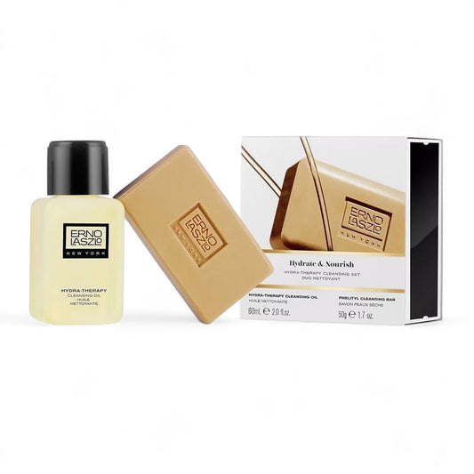 Erno Laszlo Hydrate &amp; Nourish Hydra-Therapy Cleansing Set - Oil 2 oz + Bar 1.7 oz