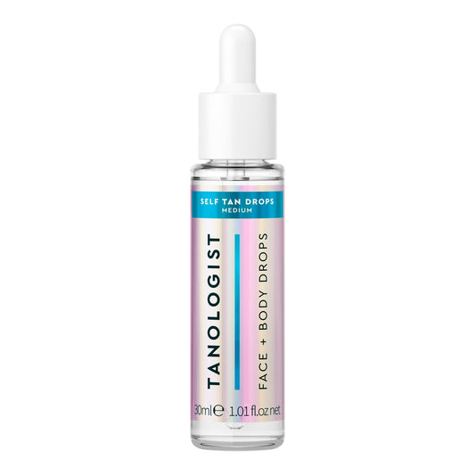 Tanologist Self Tan Drops, Medium Tan,1.01 fl. oz. / 30 ml Bottle