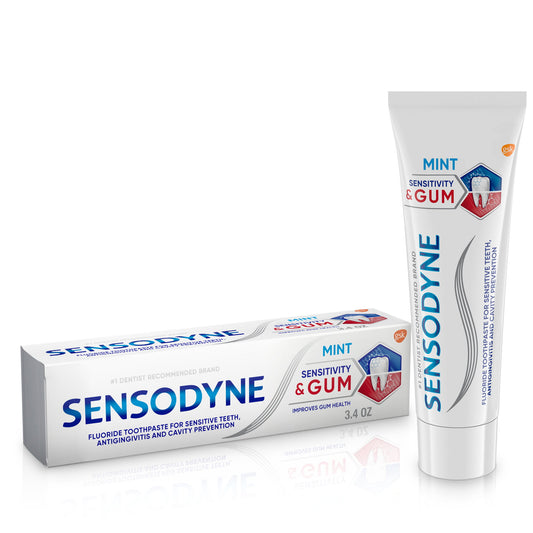 Sensodyne Toothpaste Mint &amp; Sensitivity Gum 3.4 oz