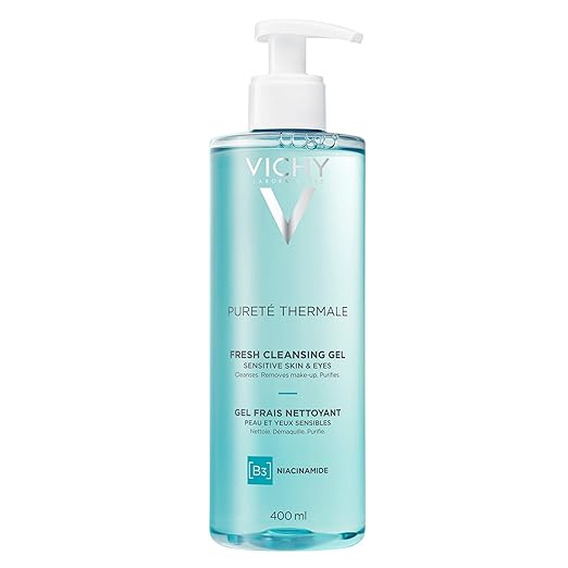 Vichy Purete Thermale Fresh Cleansing Gel Face Skin Eyes 13.52 Oz 400 mL LARGE