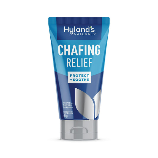 Hyland's Chafing Relief, Non-Greasy Cream-to-Powder Formula, Protects & Soothes Skin for Men and Women, 3 oz