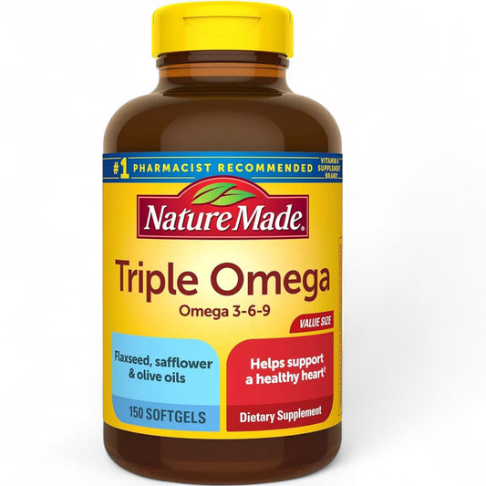 Nature Made Triple Omega - Omega 3-6-9 150 Softgels