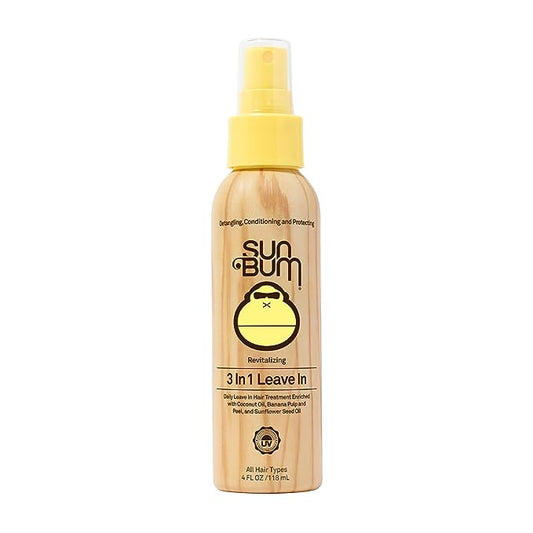 Sun Bum Revitalizing 3 in 1 Leave-In Conditioner Spray Detangler - 4 oz