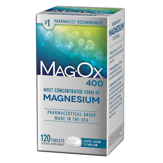 Mag-Ox Magnesium Supplement - 483mg, 120 Tablets