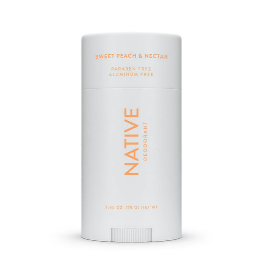 Native Deodorant Sweet Peach & Nectar - Aluminum & Paraben Free - 2.65 oz