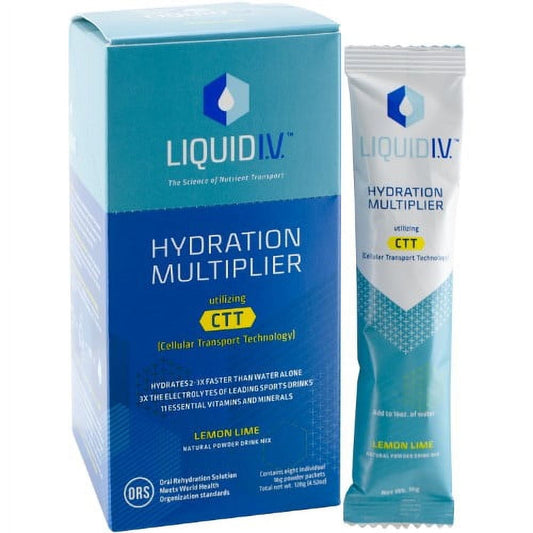 Liquid I.V. Hydration Multiplier, Lemon Lime, 8 Ct