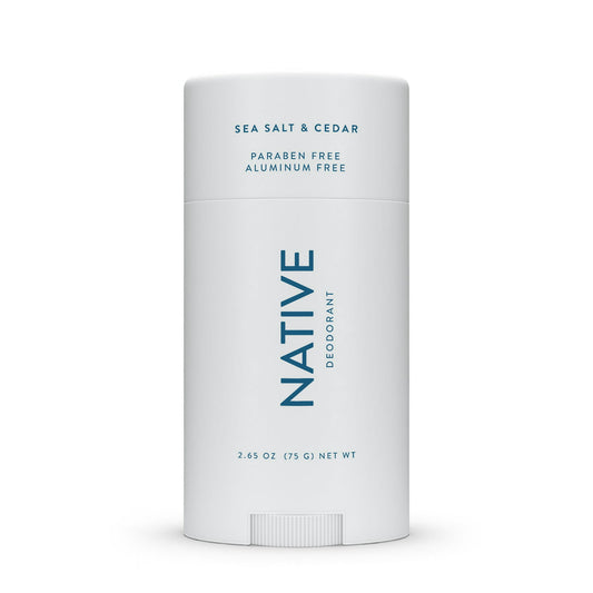 Native Deodorant Sea Salt &amp; Cedar - Aluminum &amp; Paraben Free - 2.65 oz