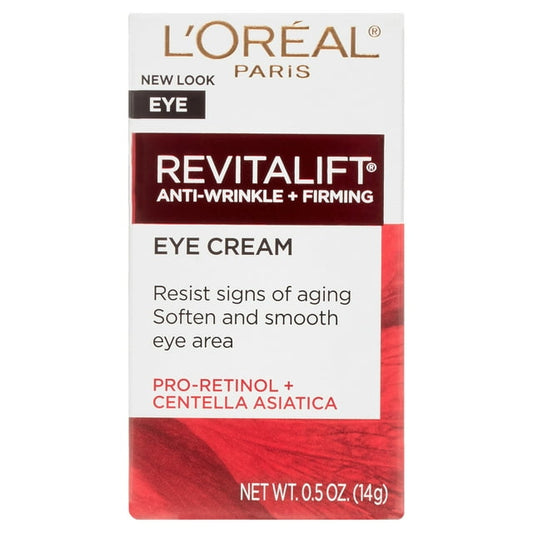 L'Oreal Paris Revitalift Anti Wrinkle Firming Eye Cream, 0.5 oz