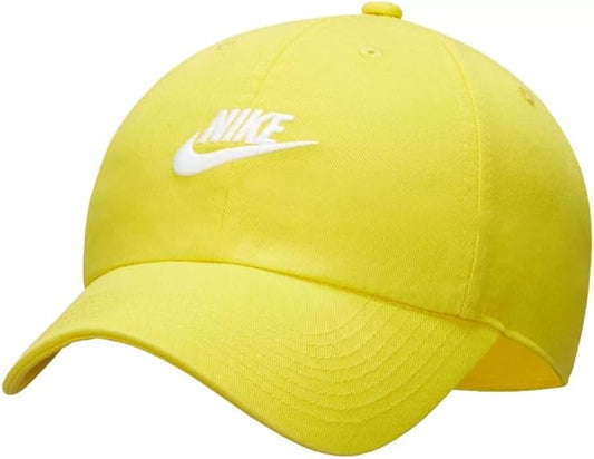 Nike Sportswear H86 Cotton Twill Adjustable Club Cap - Yellow (Size M/L)