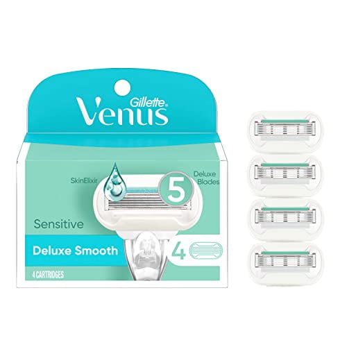 Gillette Venus Extra Smooth Sensitive Women's Razor Blade Refills - 4 Count