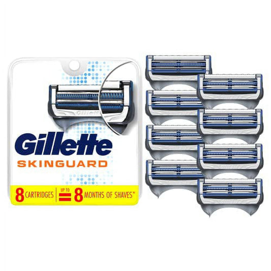 Gillette SkinGuard Men's Razor Blade Refill for Sensitive Skin - 8 Blade Refills