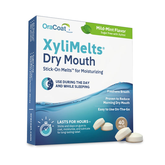 OraCoat XlyiMelts Dry Mouth Adhering Discs, 40ct