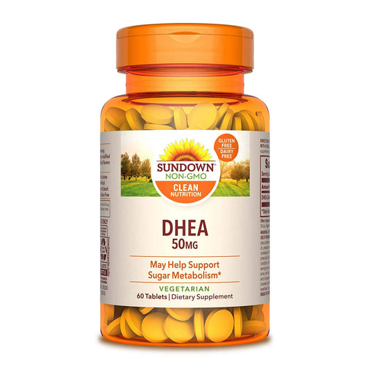 Sundown Naturals DHEA 50mg, 60 Tablets