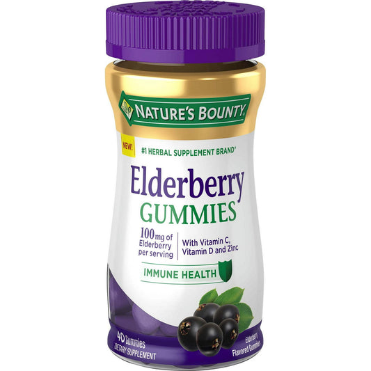 Nature's Bounty Elderberry, 40 Gummies