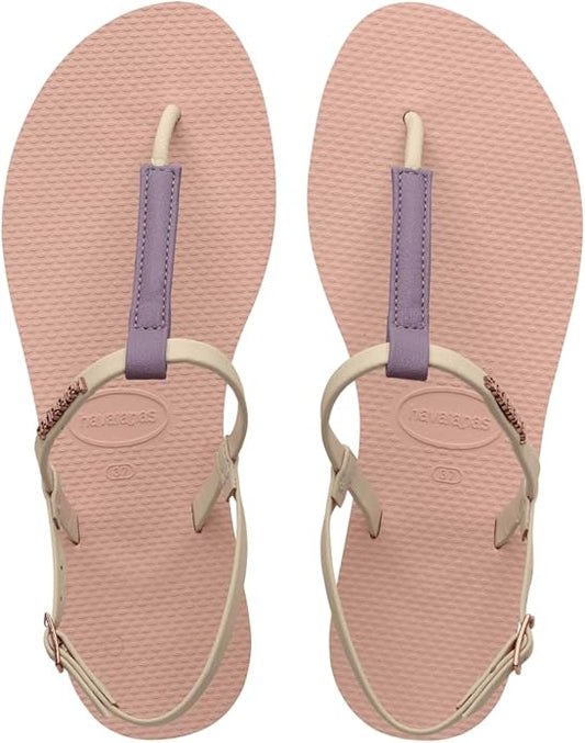 Havaianas Women's You Rio Flip Flop Sandals - Ballet Rose Size 35 (USA 5.5, EUR 37)