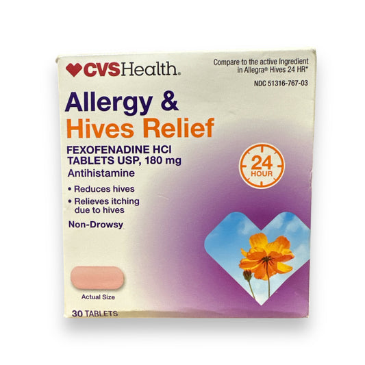 CVS Health Allergy Relief Non-Drowsy 30 Tablets 10mg