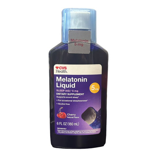 CVS Health Melatonin Liquid, 6 FL Oz - 6 Oz