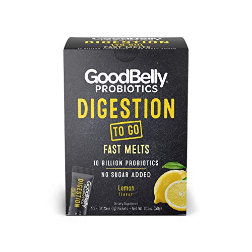 GoodBelly Fast Melts Digestion, Lemon, 1.05 Oz - 30 Ct | CVS