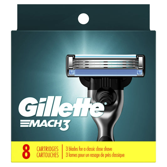 Gillette Mach3 Men's Razor Blades - 8 Blade Refills