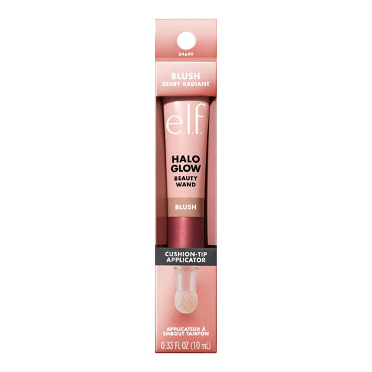 e.l.f. Halo Glow Blush Beauty Wand - Shade Berry Radiant, 0.33 fl oz