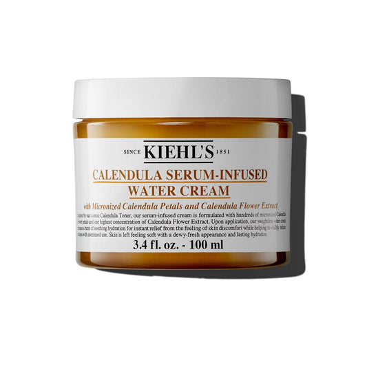 Kiehl's Calendula Serum-Infused Water Cream - Soothing Gel Moisturizer, 24HR Hydration