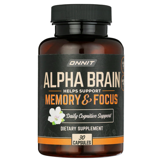 Onnit Alpha Brain Daily Cognitive Support - 30 Capsules