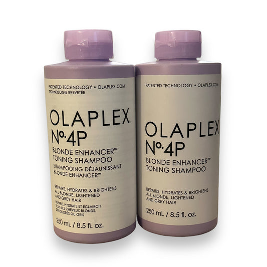 Olaplex No.4p Blonde Enhancer Toning Shampoo 8.5 oz (pack of 2)