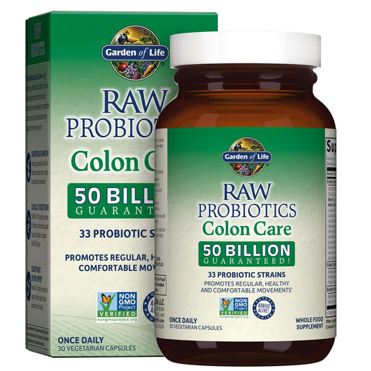 Garden of Life - RAW Probiotics Colon Care - 30 Vegetarian Capsules