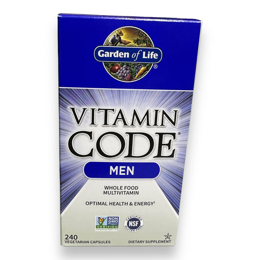 Vitamin Code Men Multivitamin - 240 Vegetarian Capsules | Whole Food Formula