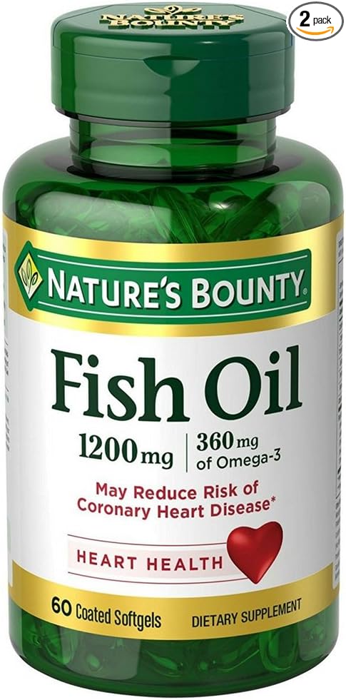 Nature's Bounty Fish Oil - 1200mg, 60 Softgels