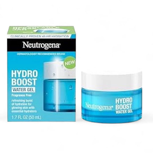 Neutrogena Hydro Boost Water Gel Face Moisturizer with Hyaluronic Acid, Fragrance Free, 1.7 oz