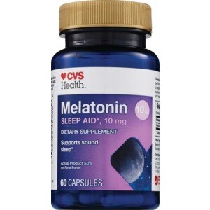 CVS Health Melatonin Tablets 10mg, 60 Capsules - Exotic Pro