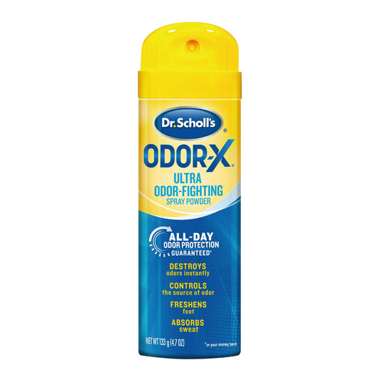 Dr. Scholl's Odor-x Unisex Ultra Odor Fighting Powder Spray (4.7oz)