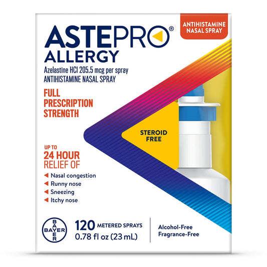 Astepro Allergy Medicine Nasal Spray - Steroid-Free Antihistamine, 120 Sprays