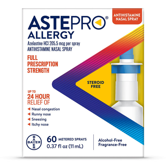 Astepro Allergy Nasal Spray - Steroid-Free Antihistamine, 60 Sprays