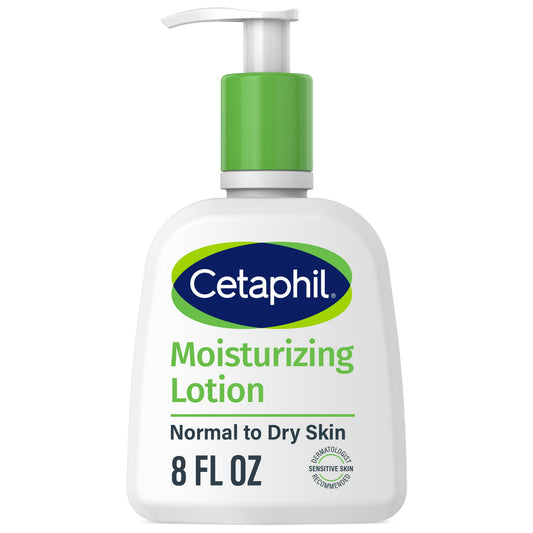 Cetaphil Moisturizing Lotion for Normal to Dry Skin - Fragrance-Free, 8 oz