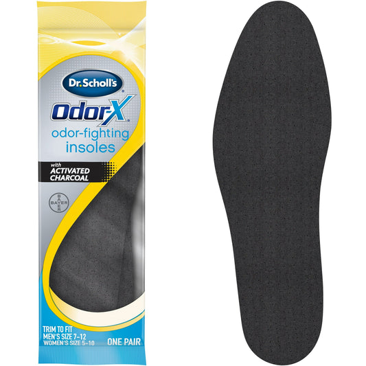 Dr. Scholl’s Odor-Fighting Odor-X Insoles – Fresh Comfort for Shoes, 1 Pair