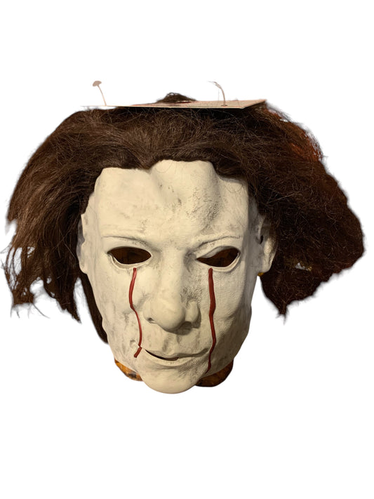 Michael Myers Halloween 2 Blood Tears Mask | Authentic Spirit Halloween Replica