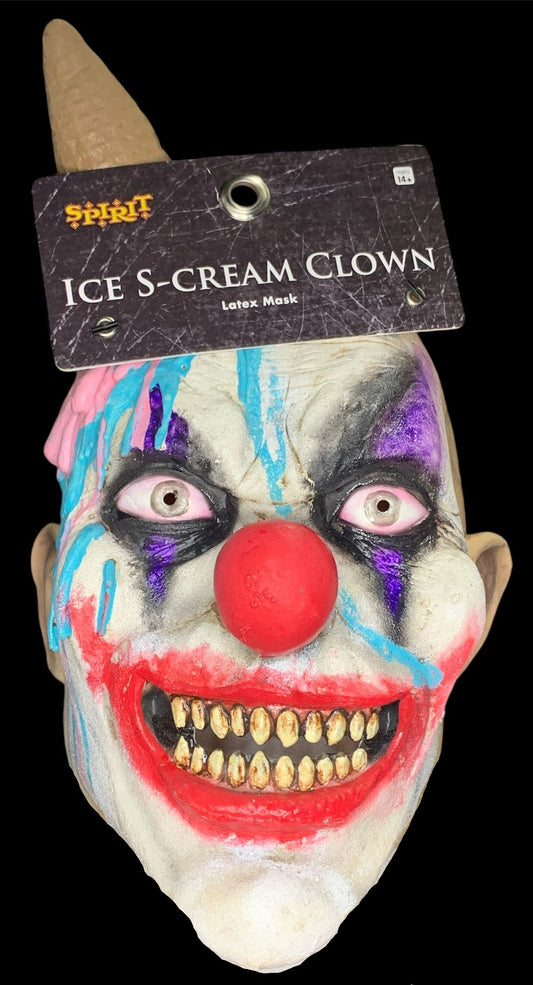 Ice S-Cream Clown Halloween Mask | Spirit