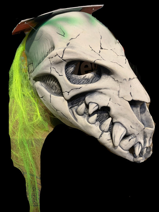 Zagone Studios Bone Snapper Halloween Mask – Scary Skeleton Monster Mask for Costumes