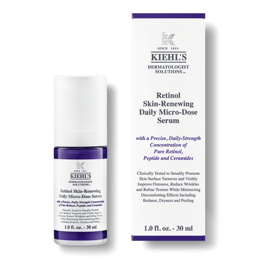 Kiehl's Micro-Dose Anti-Aging Retinol Serum with Ceramides &amp; Peptides, 1 oz