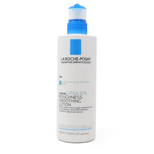 La Roche-Posay Lipikar Urea 10% Smoothing Body Lotion for Rough Skin, 13.52 oz