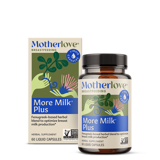 Motherlove More Milk Plus, Fenugreek-Based Lactation Supplement, 60 Liquid Caps