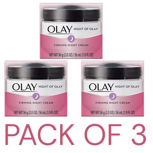 Olay Firming Night Cream Facial Moisturizer - 1.9 fl oz (PACK OF 3)